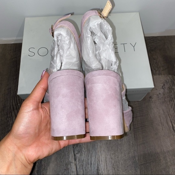 𝅺New Sole Society Joanan Sandals Pastel Lavender - Picture 5 of 6